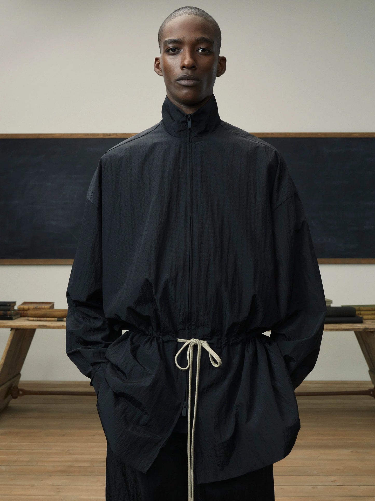 ESSENTIALS Ripstop Mockneck Anorak