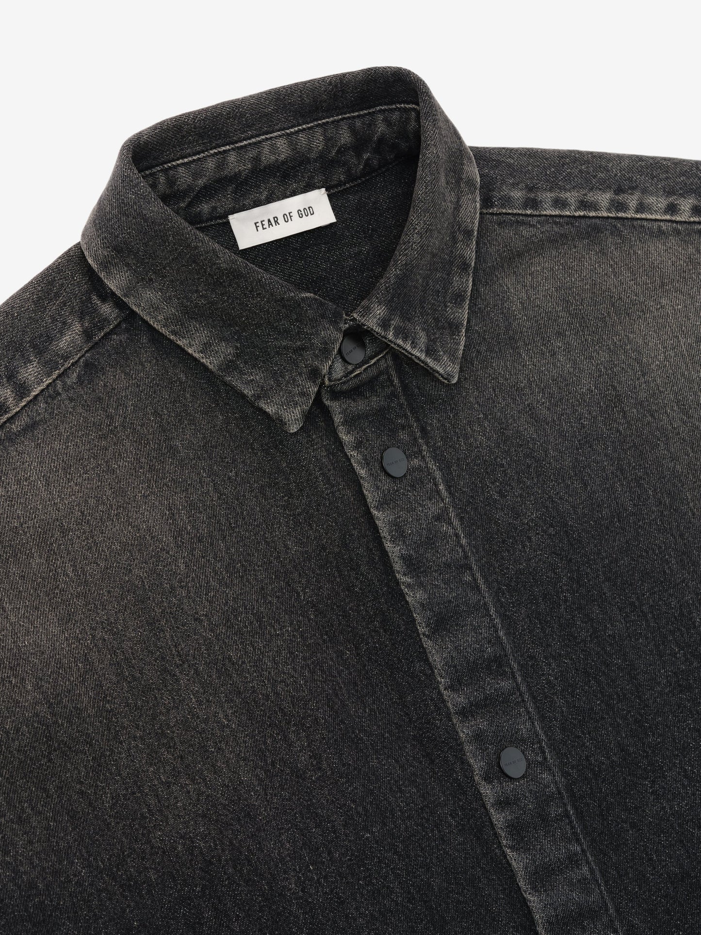 Fear of God Snap Front Denim Overshirt