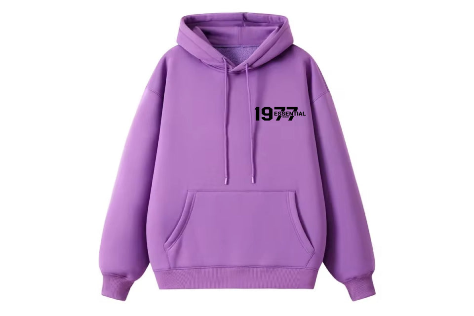 1977 Essentials Purple Hoodie