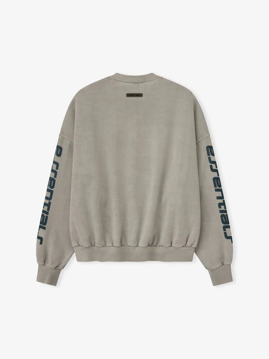 ESSENTIALS Heavy Fleece Cropped Relaxed Sweatshirt