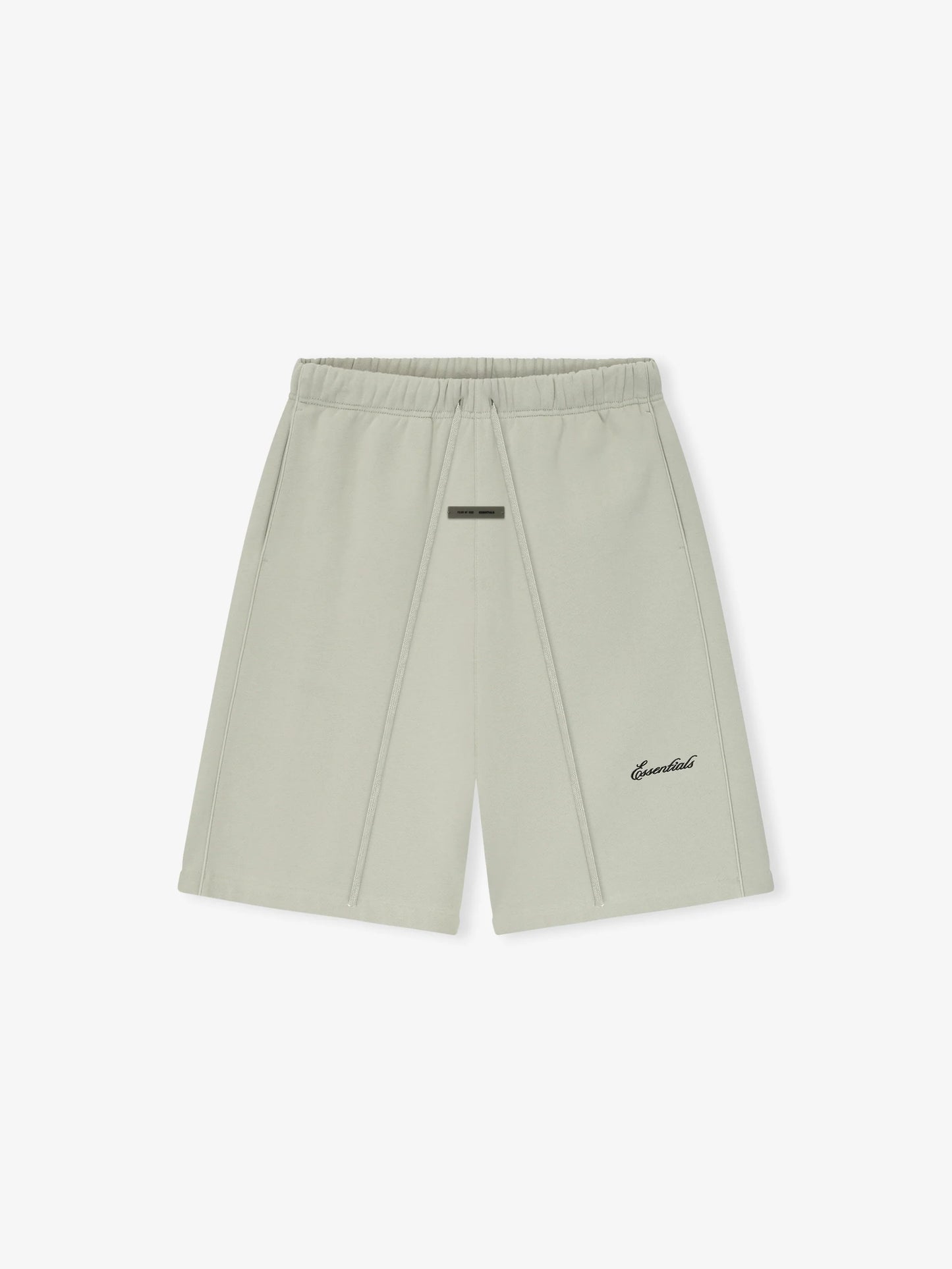 ESSENTIALS Relaxed Fleece Sweatshort With Piping