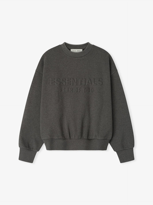 ESSENTIALS Embossed Classic Crewneck Sweatshirt
