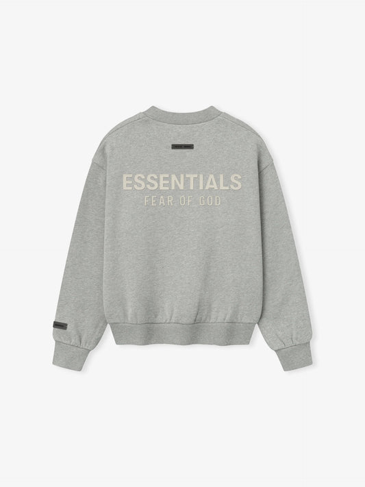 ESSENTIALS Womens Classic Fleece Crewneck