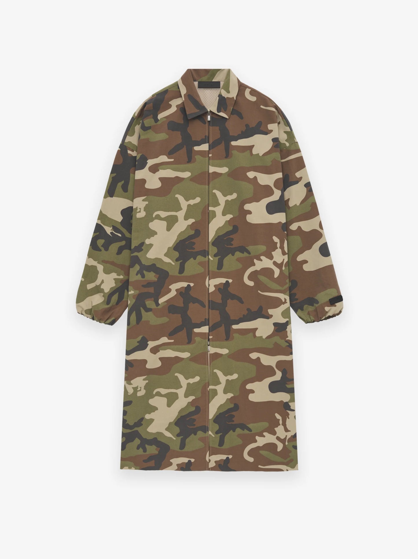 ESSENTIALS Military Nylon Trench Jacket