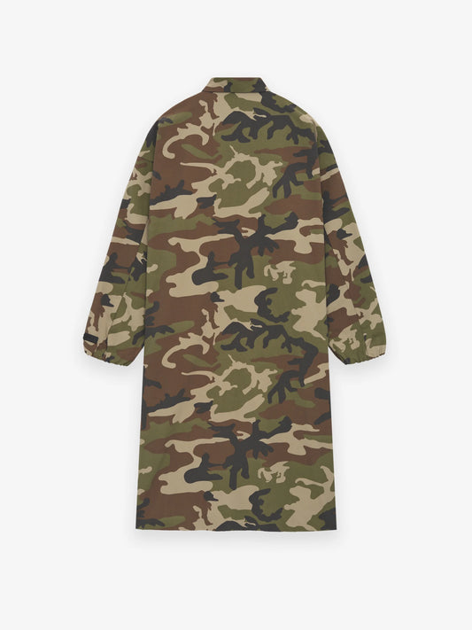 ESSENTIALS Military Nylon Trench Jacket