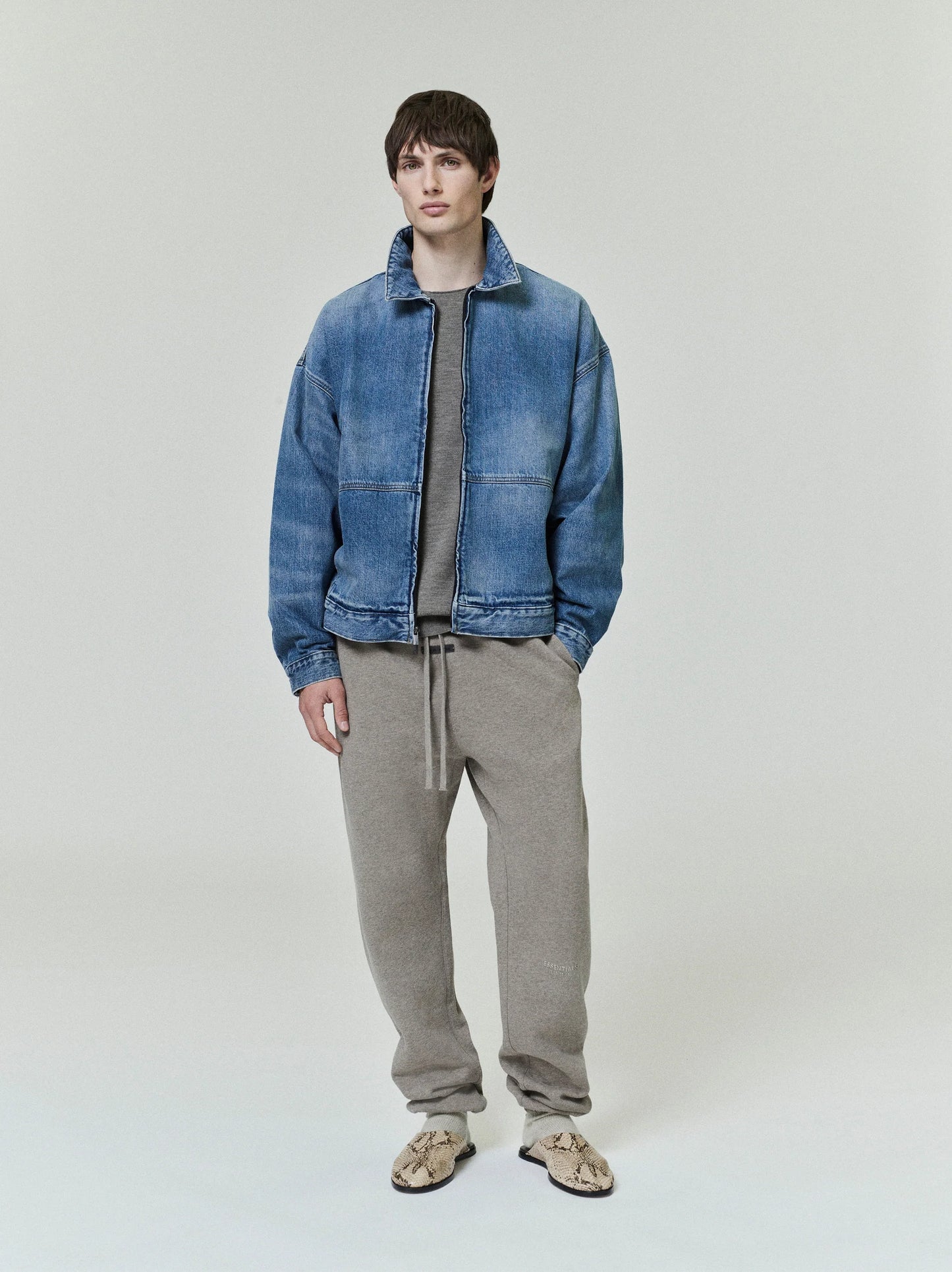 ESSENTIALS Denim Trucker Jacket