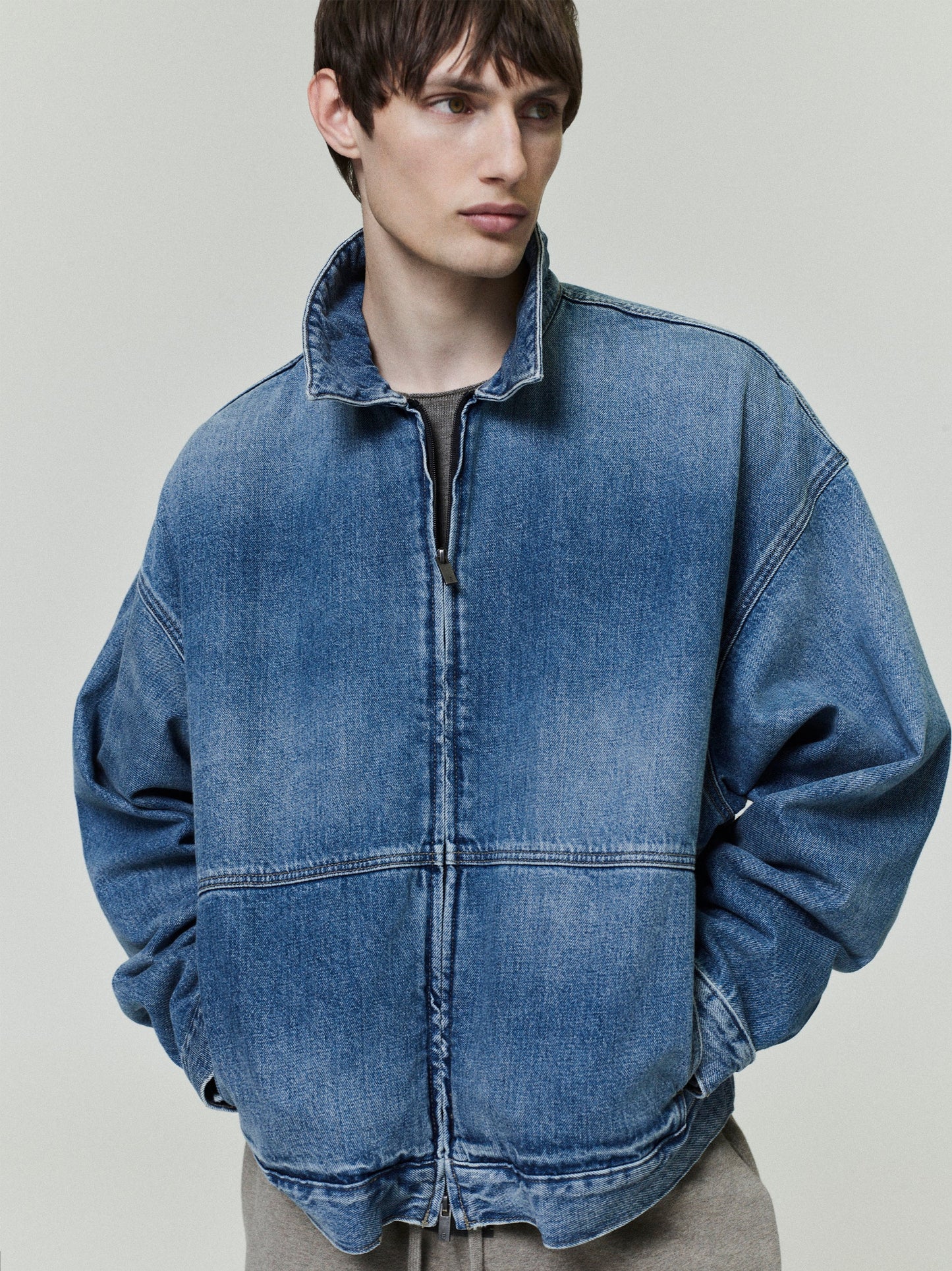 ESSENTIALS Denim Trucker Jacket