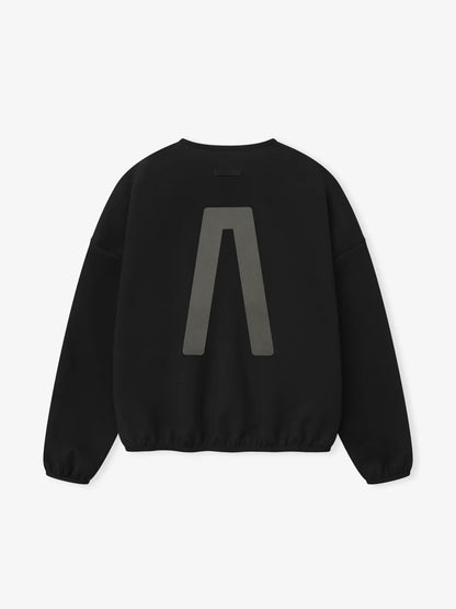 Suede Fleece Crewneck