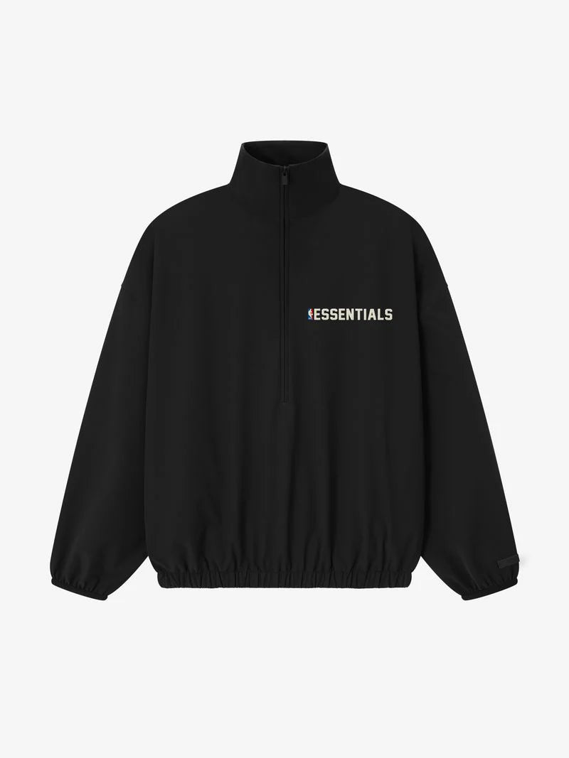 ESSENTIALS Nylon NBA 1/2 Zip Track Jacket