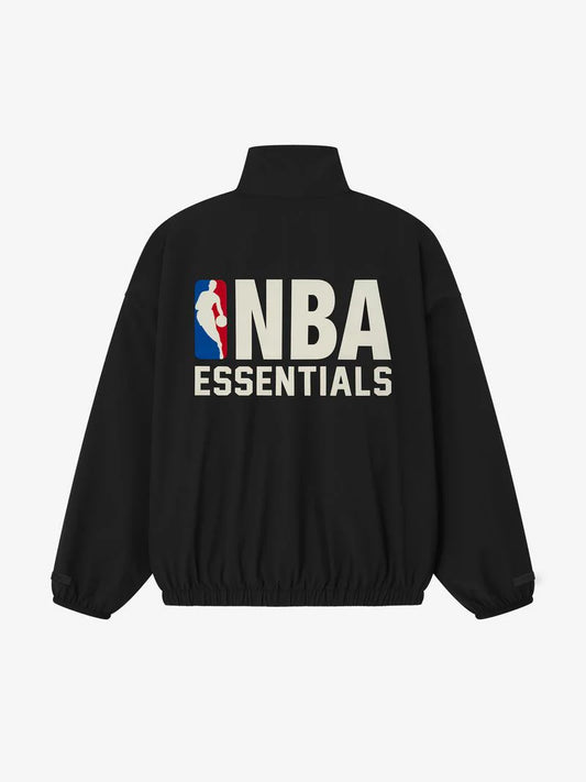 ESSENTIALS Nylon NBA 1/2 Zip Track Jacket